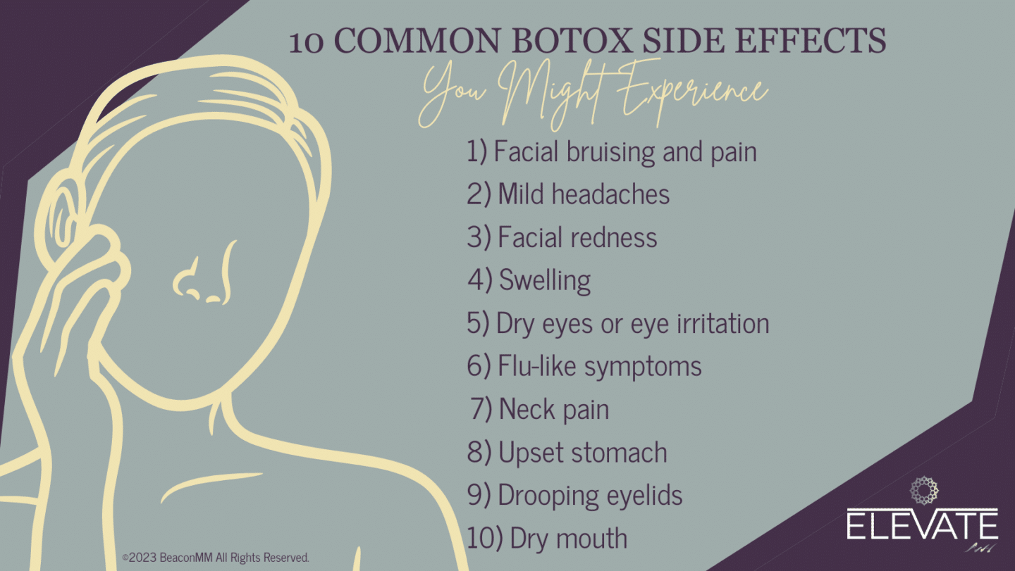 10 Common Botox Side Effects You Might Experience Infographic