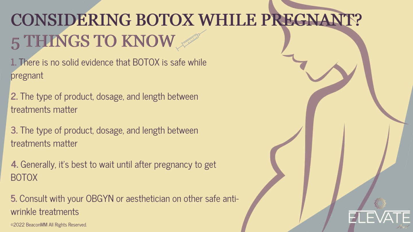 Considering Botox While Pregnant? 5 Things to Know Infographic